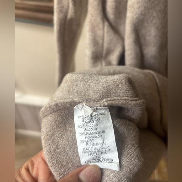 PISTACHE | cowl neck sweater | size large - Picture 6 of 6